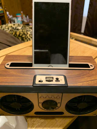 SEVIZ RETRO20W 레트로 블루투스 스피커 — 5점을 준 리뷰어가 2020년 7월 올린 사용 사진