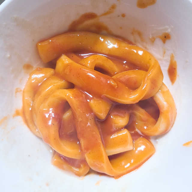 [풀무원] 달콤고추장크림, 양송이버섯크림 누들떡볶이 리뷰 사진