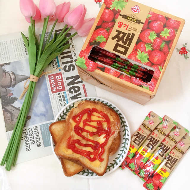 오뚜기 아임스틱 딸기쨈 리뷰 사진