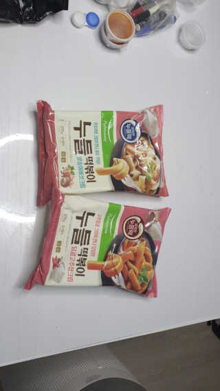[풀무원] 달콤고추장크림, 양송이버섯크림 누들떡볶이 — 5점을 준 리뷰어가 2020년 5월 올린 사용 사진