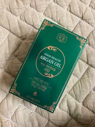 건강한약속 바른 바른 아르간오일100 — 5점을 준 리뷰어가 2020년 10월 올린 사용 사진