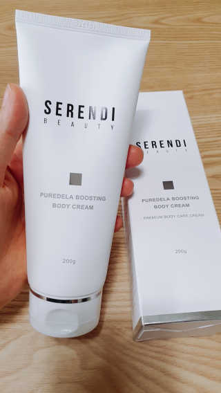 세렌디뷰티 퓨어델라 부스팅 바디크림 — 5점을 준 리뷰어가 2020년 6월 올린 사용 사진