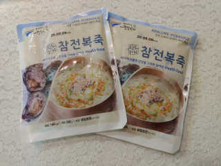 바다는다웰빙이다 완도사랑 전복죽 250g - 2팩 + 전복장조림 2팩 — 5점을 준 리뷰어가 2020년 8월 올린 사용 사진