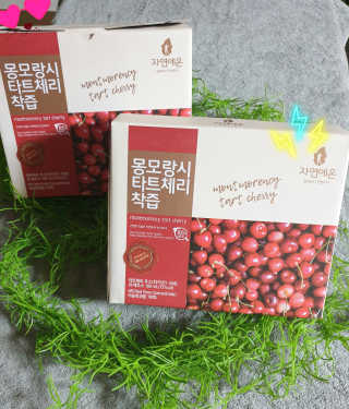 자연에온 몽모랑시 타트체리 착즙 100mL 10개입 2BOX — 5점을 준 리뷰어가 2020년 10월 올린 사용 사진