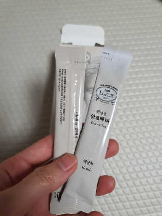 [하우투잇] 뤼에르 앙르베티 10ml x 10포 100ml — 5점을 준 리뷰어가 2020년 4월 올린 사용 사진