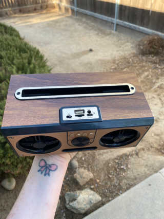 SEVIZ RETRO20W 레트로 블루투스 스피커 — 4.5점을 준 리뷰어가 2020년 7월 올린 사용 사진