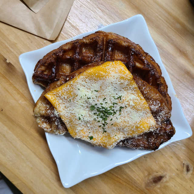 [크롸플매점 강남역점] half size 크로플 3종 세트 리뷰 사진