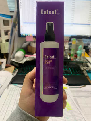 달리프 글램 헤어팩 인미스트 200ml — 4점을 준 리뷰어가 2020년 5월 올린 사용 사진