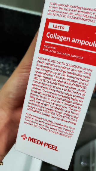 메디필 레드 락토 콜라겐 앰플 — 5점을 준 리뷰어가 2020년 11월 올린 사용 사진