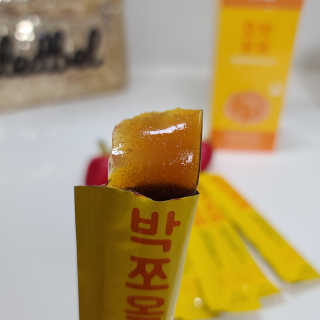 조은약초 국산 늙은 호박즙 호박쪼옥 젤리 20g x 15포 — 5점을 준 리뷰어가 2020년 8월 올린 사용 사진