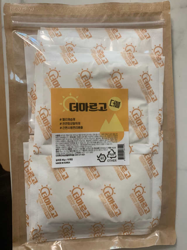 [더마르고] 기화성 항균 젤리 제습팩 리뷰 사진