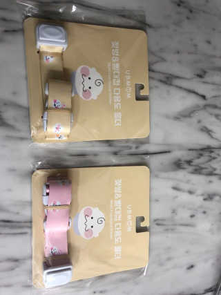 유비맘 젖병 빨대컵 다용도 홀더 1+1 _ 컬러 랜덤 발송 — 4점을 준 리뷰어가 2020년 10월 올린 사용 사진