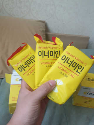 이너미인 VITAMIN-C 700 — 5점을 준 리뷰어가 2020년 9월 올린 사용 사진