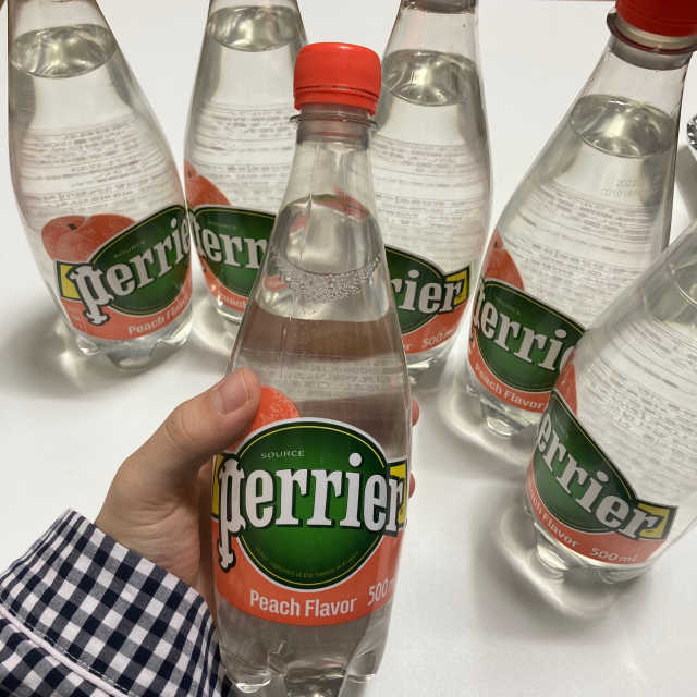 페리에 피치 500ml 투명페트 리뷰 사진