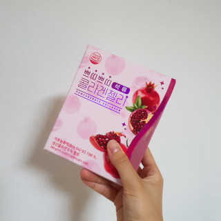 헬스업_쁘띠쁘띠석류콜라겐젤리_20g x 14포 — 5점을 준 리뷰어가 2020년 8월 올린 사용 사진