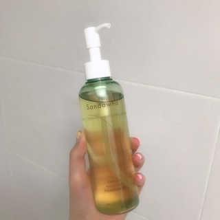 스킨큐어 산다화 순한 클렌징 동백 오일 200ml — 5점을 준 리뷰어가 2020년 5월 올린 사용 사진