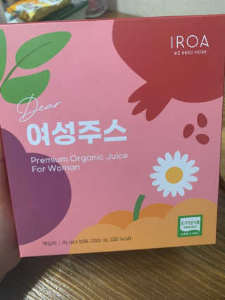 이로아 디어 여성주스_10포 — 5점을 준 리뷰어가 2020년 11월 올린 사용 사진