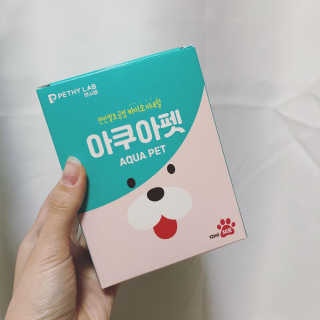 펫시랩 반려견용 액상 프리바이오틱스 아쿠아펫 — 5점을 준 리뷰어가 2020년 11월 올린 사용 사진