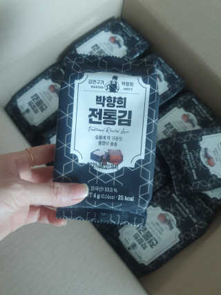 김연구가 박향희 박향희 불향솔솔 전통김 or 매운김 — 5점을 준 리뷰어가 2020년 6월 올린 사용 사진