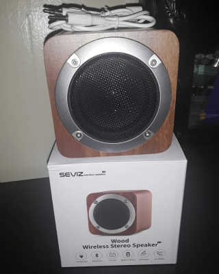 SEVIZ MINI10W 레트로 블루투스 스피커 — 5점을 준 리뷰어가 2020년 9월 올린 사용 사진