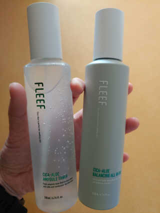 플리프 시카-알로에 앰플 토너 200ML — 5점을 준 리뷰어가 2020년 11월 올린 사용 사진