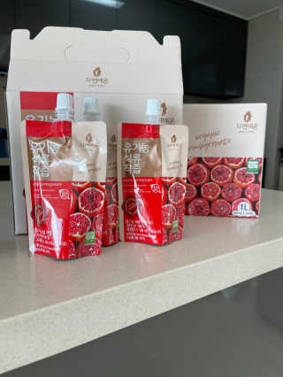 자연에온 유기농 석류 착즙 100mL 10개입 2BOX — 5점을 준 리뷰어가 2020년 11월 올린 사용 사진