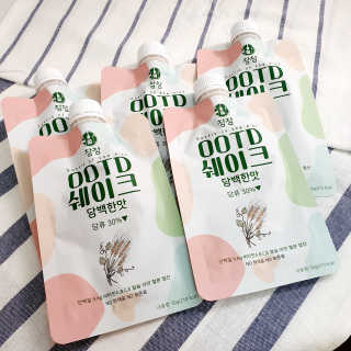 [꾸콤] 참참 OOTD쉐이크 담백한 일주일세트 50g x 5 — 5점을 준 리뷰어가 2020년 9월 올린 사용 사진