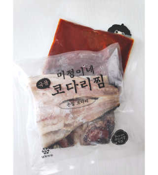 미정이네 코다리찜 [미정이네] 코다리찜 간편식 요리키트 — 5점을 준 리뷰어가 2020년 4월 올린 사용 사진