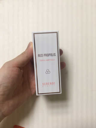 세렌디뷰티 레드 프로폴리스 트리플 앰플 — 4.5점을 준 리뷰어가 2020년 8월 올린 사용 사진