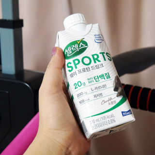 셀렉스스포츠 셀렉스 스포츠 드링크 초콜릿 _ 330ml x 12팩 — 5점을 준 리뷰어가 2020년 11월 올린 사용 사진
