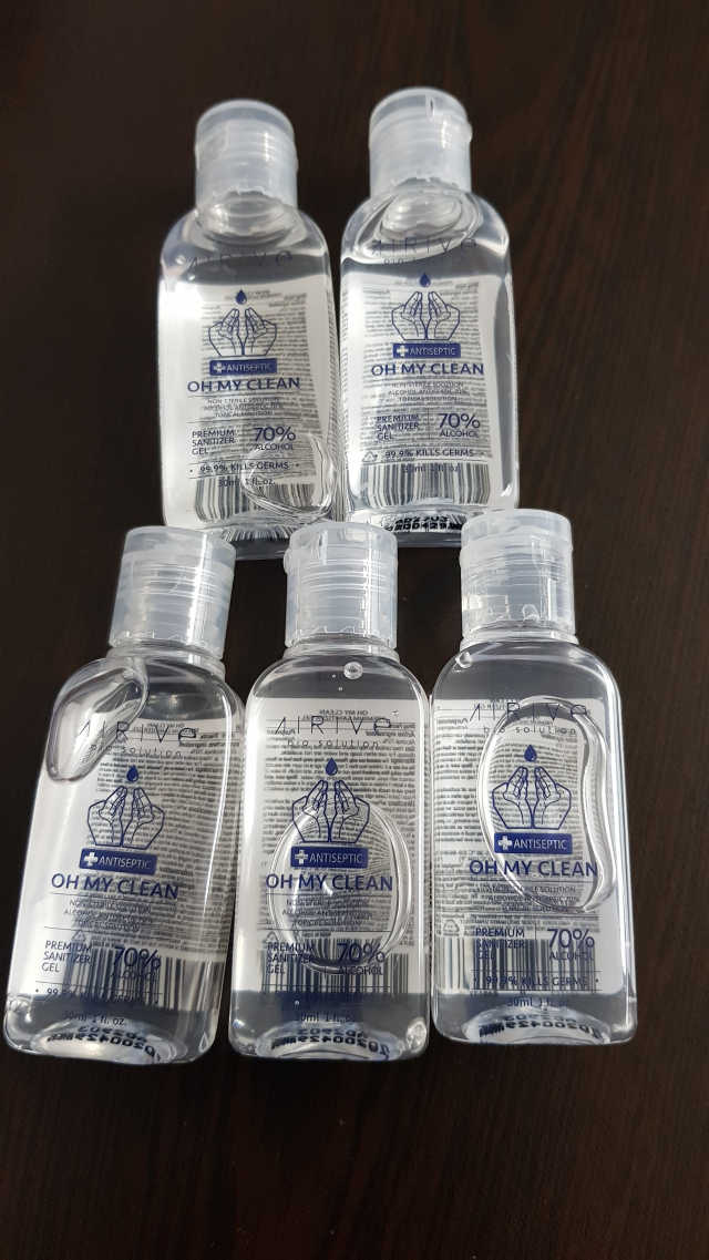 에어리브 오마이클린 프리미엄 손소독제 30ml x 5ea 리뷰 사진
