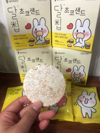 네이처오다 달칩 초코샌드 — 5점을 준 리뷰어가 2020년 5월 올린 사용 사진