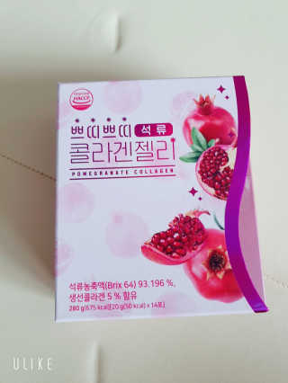 헬스업_쁘띠쁘띠석류콜라겐젤리_20g x 14포 — 5점을 준 리뷰어가 2020년 9월 올린 사용 사진