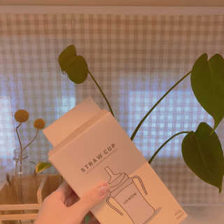 유비맘 샘방지 PPSU 빨대컵_컬러 랜덤 발송 — 5점을 준 리뷰어가 2020년 7월 올린 사용 사진