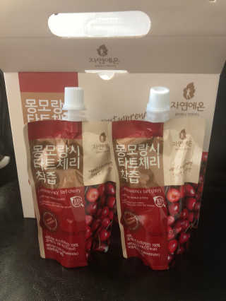 자연에온 몽모랑시 타트체리 착즙 100mL 10개입 2BOX — 5점을 준 리뷰어가 2020년 10월 올린 사용 사진