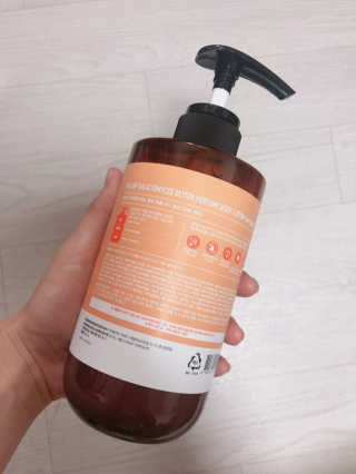 달리프 갈락토미세스 베러 퍼퓸 바디로션 러브피치 — 3점을 준 리뷰어가 2020년 6월 올린 사용 사진