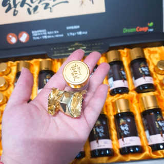 서울약사신협_프리미엄황삼골드_3.75g x 12환+75mgx12병 — 5점을 준 리뷰어가 2020년 9월 올린 사용 사진