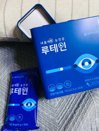 서울약사신협_내몸애눈건강루테인_2g x 50포 — 4점을 준 리뷰어가 2020년 9월 올린 사용 사진