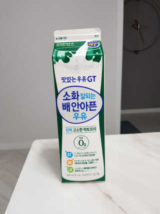 남양유업 맛있는우유GT 소화잘되는 배안아픈우유 3EA — 5점을 준 리뷰어가 2020년 10월 올린 사용 사진