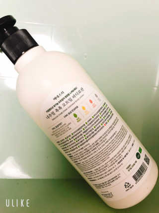 (주)에네스티 내추럴 촉촉  오트밀 바디로션 500ml — 5점을 준 리뷰어가 2020년 4월 올린 사용 사진