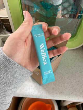 웰리카 저분자 피쉬 콜라겐 — 4.5점을 준 리뷰어가 2020년 10월 올린 사용 사진