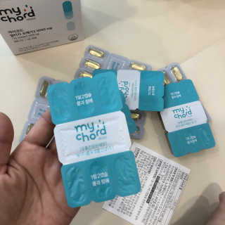 JW중외제약 마이코드 알티지 오메가3 1000 mg — 5점을 준 리뷰어가 2020년 9월 올린 사용 사진