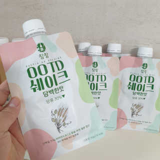 [꾸콤] 참참 OOTD쉐이크 담백한 일주일세트 50g x 5 — 5점을 준 리뷰어가 2020년 10월 올린 사용 사진
