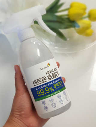 레나스 센트온  호클러 차아염소산수 살균소독제 — 5점을 준 리뷰어가 2020년 6월 올린 사용 사진