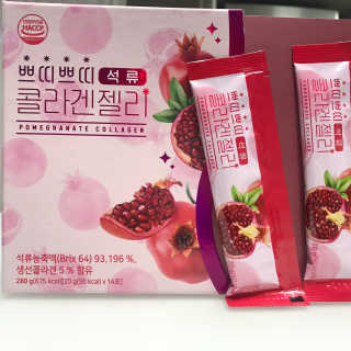 헬스업_쁘띠쁘띠석류콜라겐젤리_20g x 14포 — 4점을 준 리뷰어가 2020년 11월 올린 사용 사진