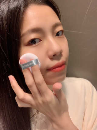 본다움 빠이빠이 세범 파우더 — 3점을 준 리뷰어가 2020년 7월 올린 사용 사진