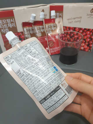 자연에온 몽모랑시 타트체리 착즙 100mL 10개입 2BOX — 5점을 준 리뷰어가 2020년 11월 올린 사용 사진