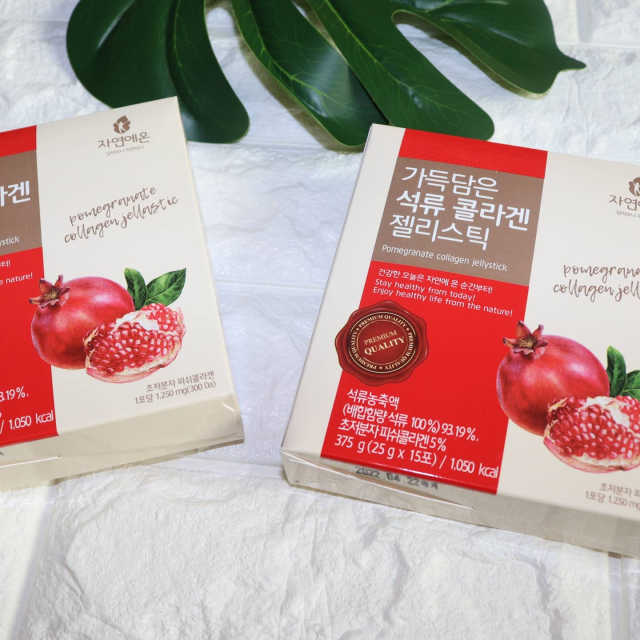 자연에온 가득담은 석류 콜라겐 젤리스틱 2BOX 리뷰 사진