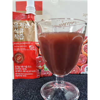 자연에온 유기농 석류 착즙 100mL 10개입 2BOX — 5점을 준 리뷰어가 2020년 11월 올린 사용 사진
