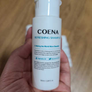 코에나샴푸 자연유래 식물성 코에나 샴푸 50ml — 5점을 준 리뷰어가 2020년 4월 올린 사용 사진